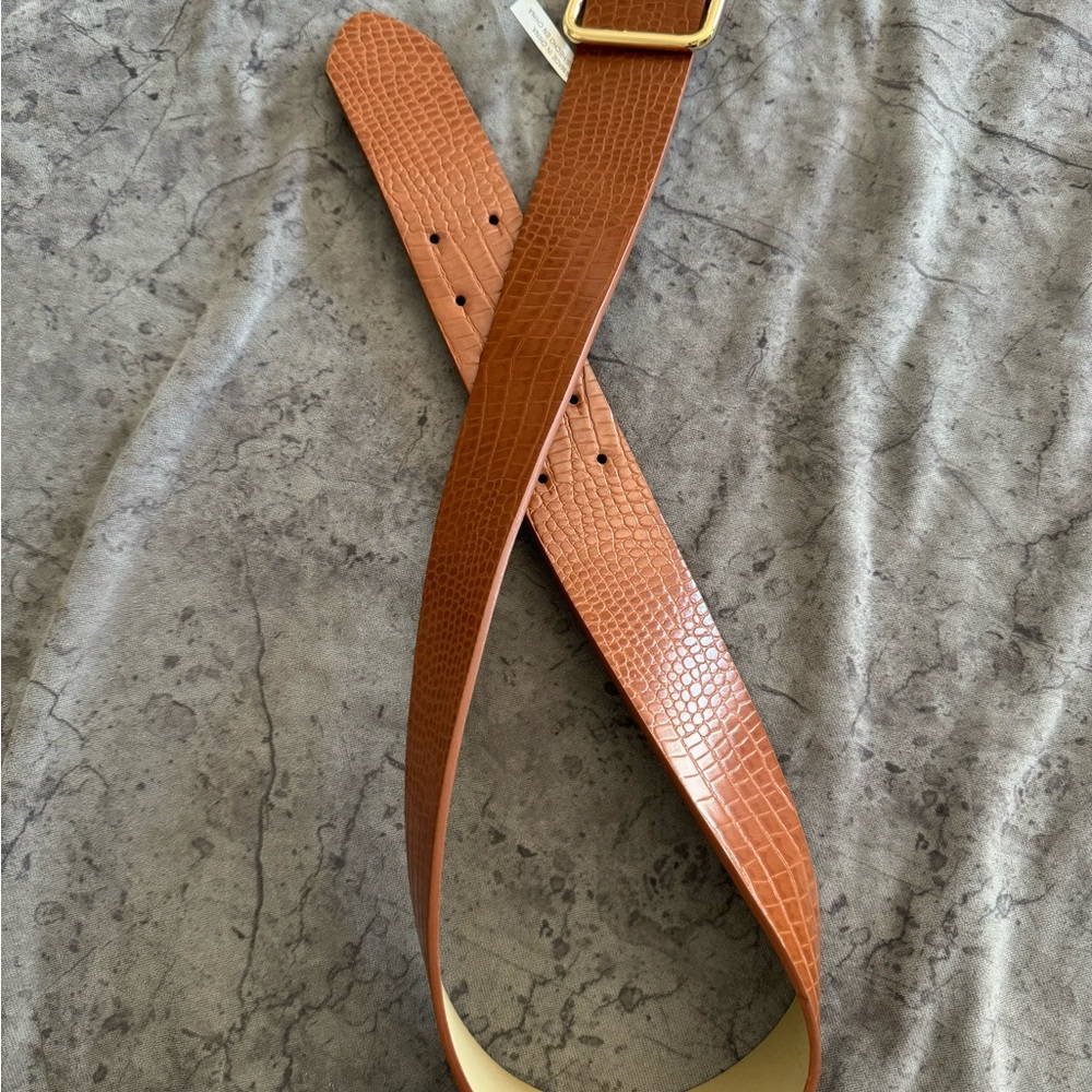 a new day Brown Textured Belt